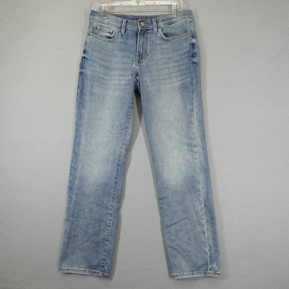 Lucky Brand Jeans Women 10/30 Blue Sweet Mid Rise Straight Light Wash Denim